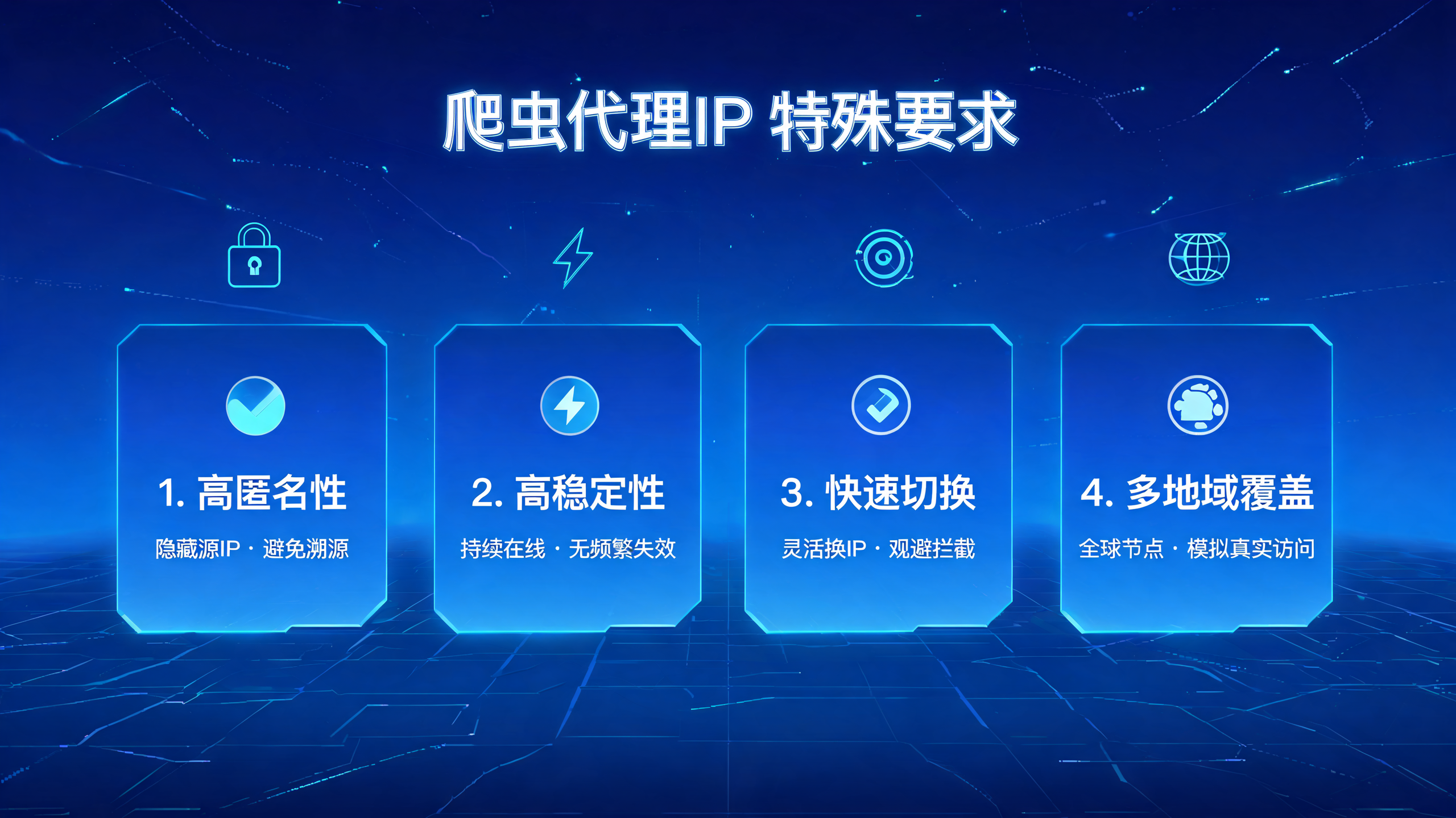 爬虫专用代理IP有什么特殊要求?配图